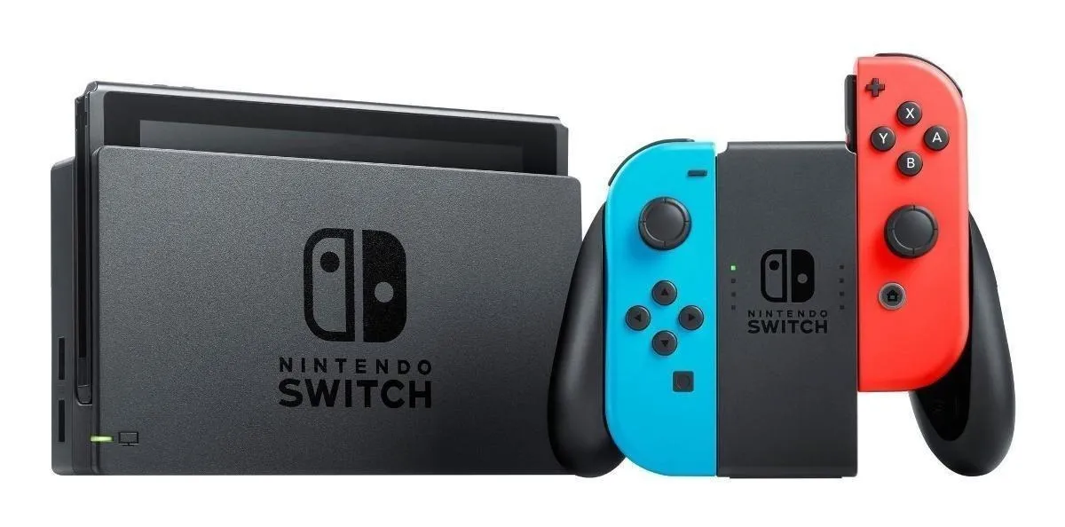 Nintendo Switch Neon Blue And Neon Red Joycon. Color Rojo - Image 2